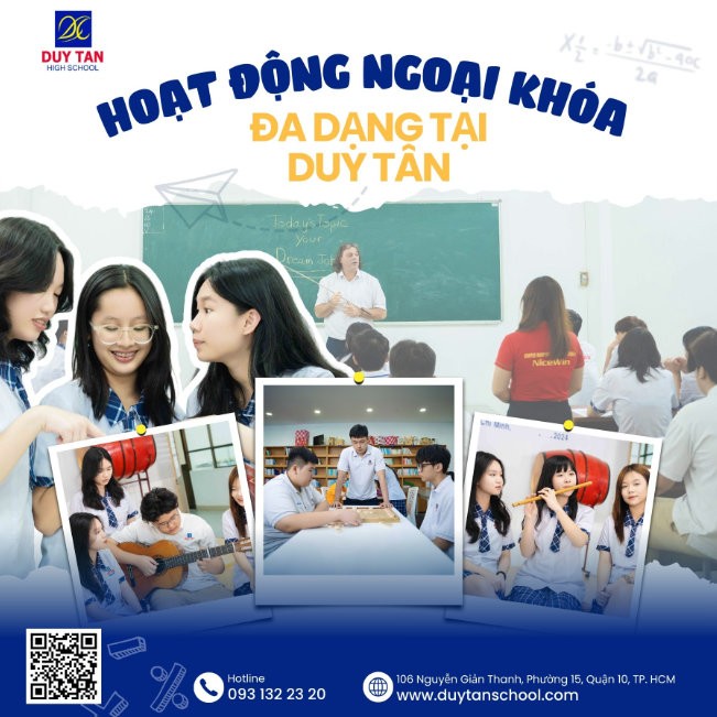  Một ngôi trường nổi bật với các chương trình học đa dạng và sáng tạo.